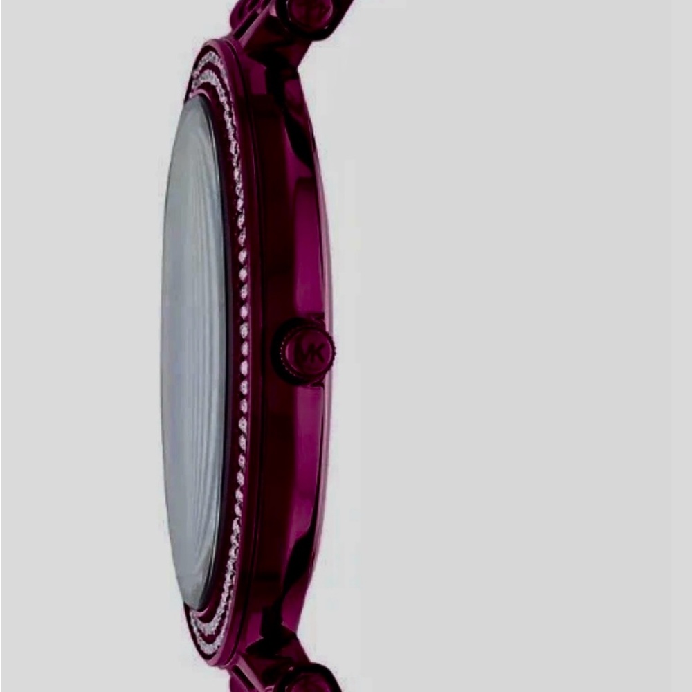 BNWT!!!! Michael Kors Darci Plum Watch - Picture 6 of 11